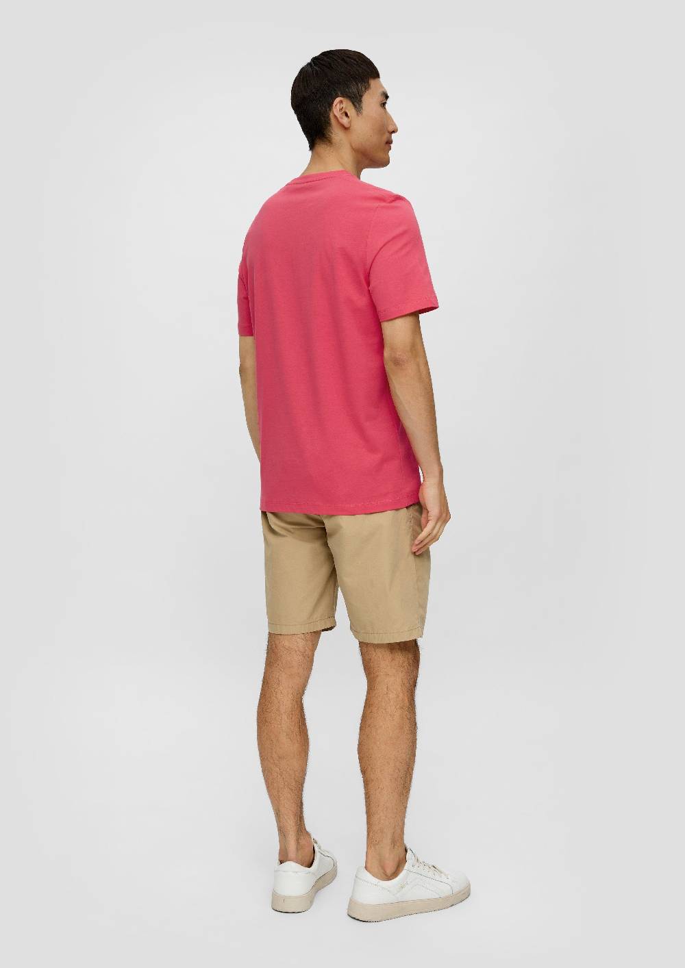 S.Oliver T-Shirt aus Baumwolle mit Label-Print Discount Store für neue Produkte