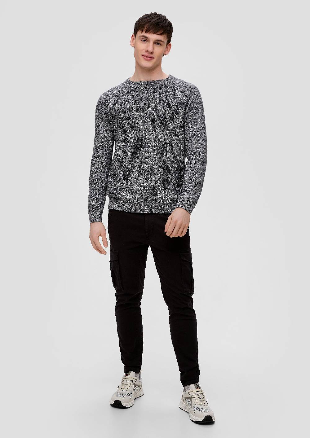S.Oliver Strickpullover mit Raglanärmeln Nur noch ein Tag übrig