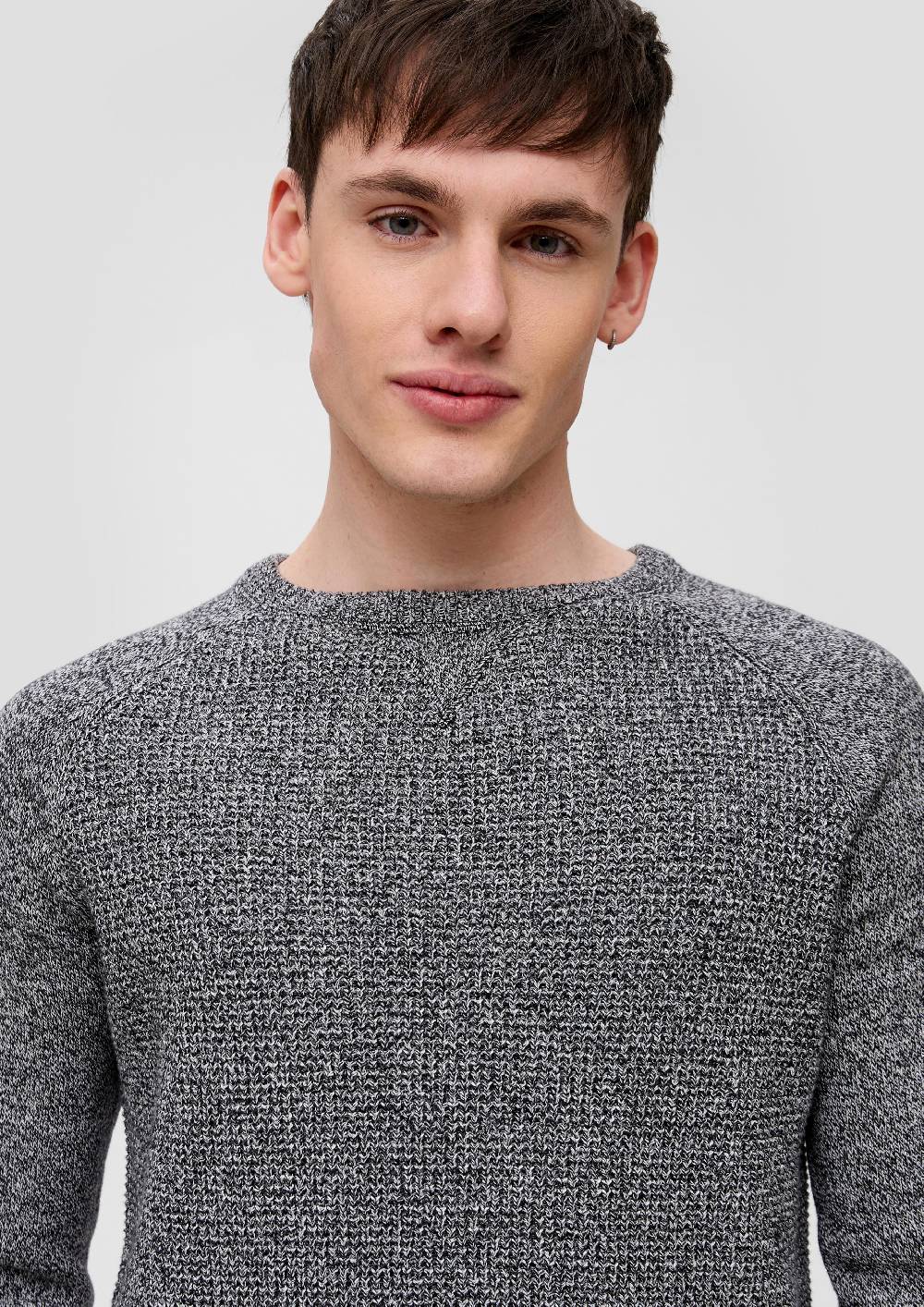 S.Oliver Strickpullover mit Raglanärmeln Nur noch ein Tag übrig