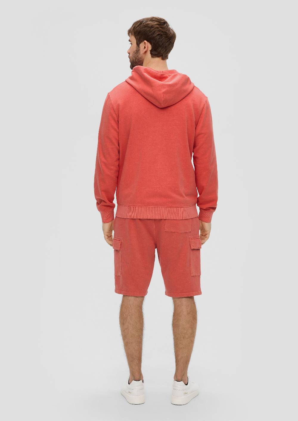 S.Oliver Sweatshirtjacke mit Garment Dye und Kapuze Riesige Rabatte