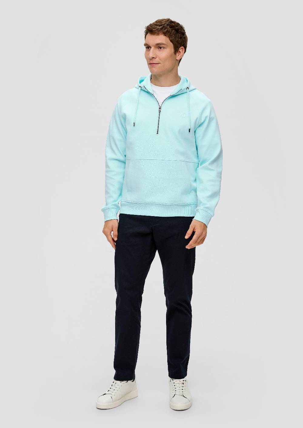 S.Oliver Hoodie-Sweatshirt aus Baumwollmix 50% Rabatt mit kostenlosem Versand