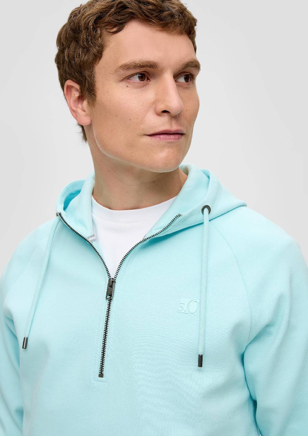 S.Oliver Hoodie-Sweatshirt aus Baumwollmix 50% Rabatt mit kostenlosem Versand