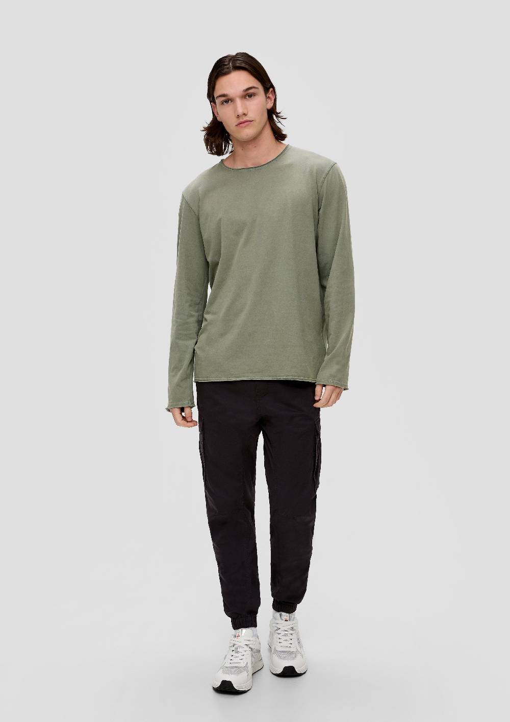 S.Oliver Longsleeve mit Rollsäumen Black Friday Preise