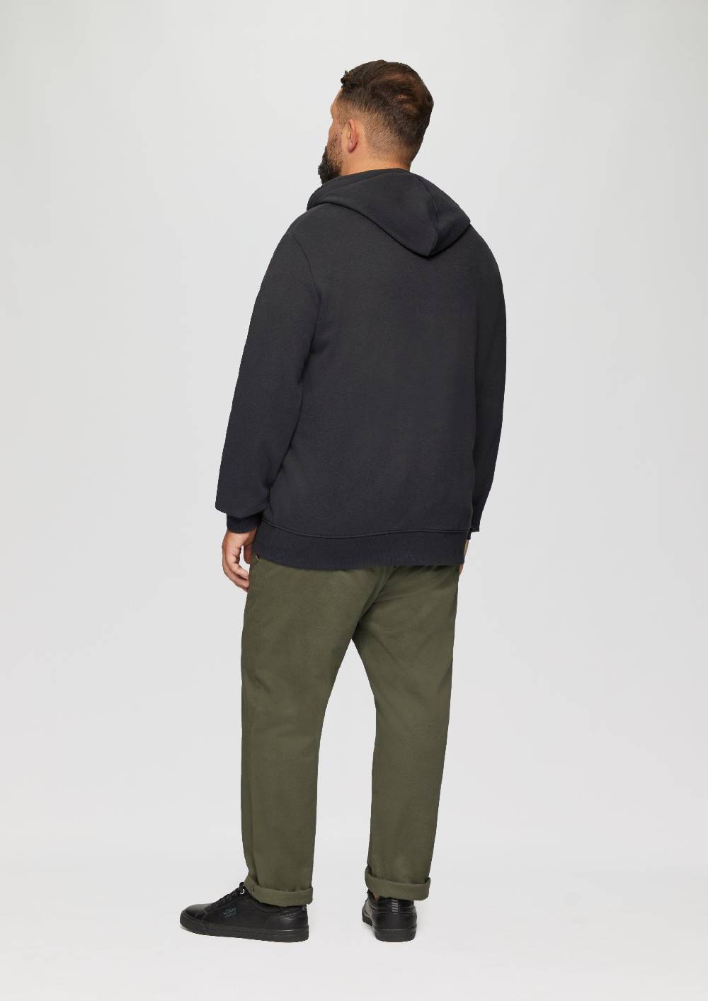 S.Oliver Sweatshirt-Jacke mit Kapuze und Logo Auslauf