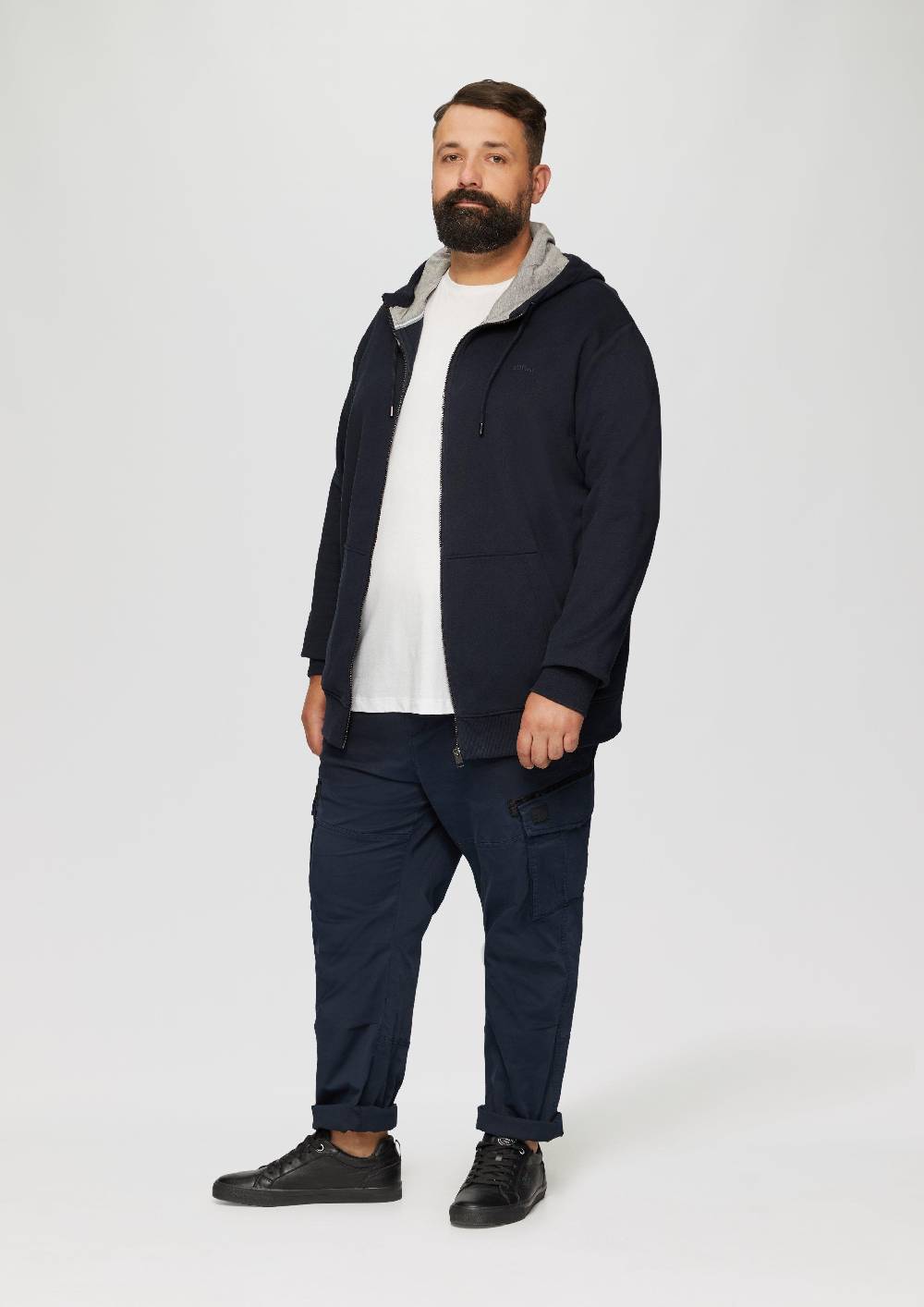 S.Oliver Sweatshirt-Jacke mit Kapuze und Logo Angebote