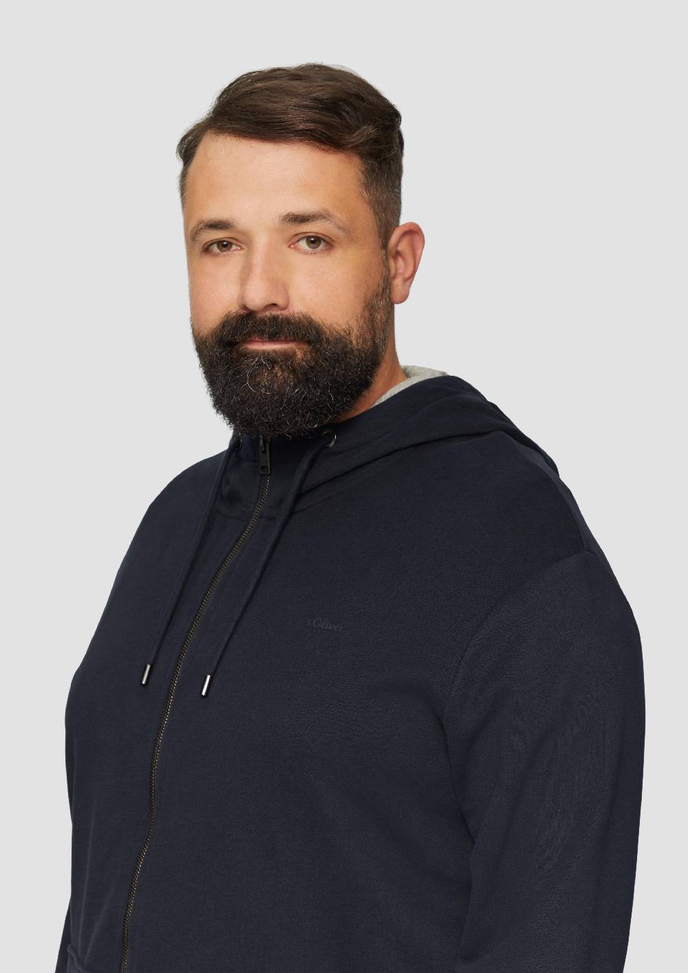 S.Oliver Sweatshirt-Jacke mit Kapuze und Logo Angebote