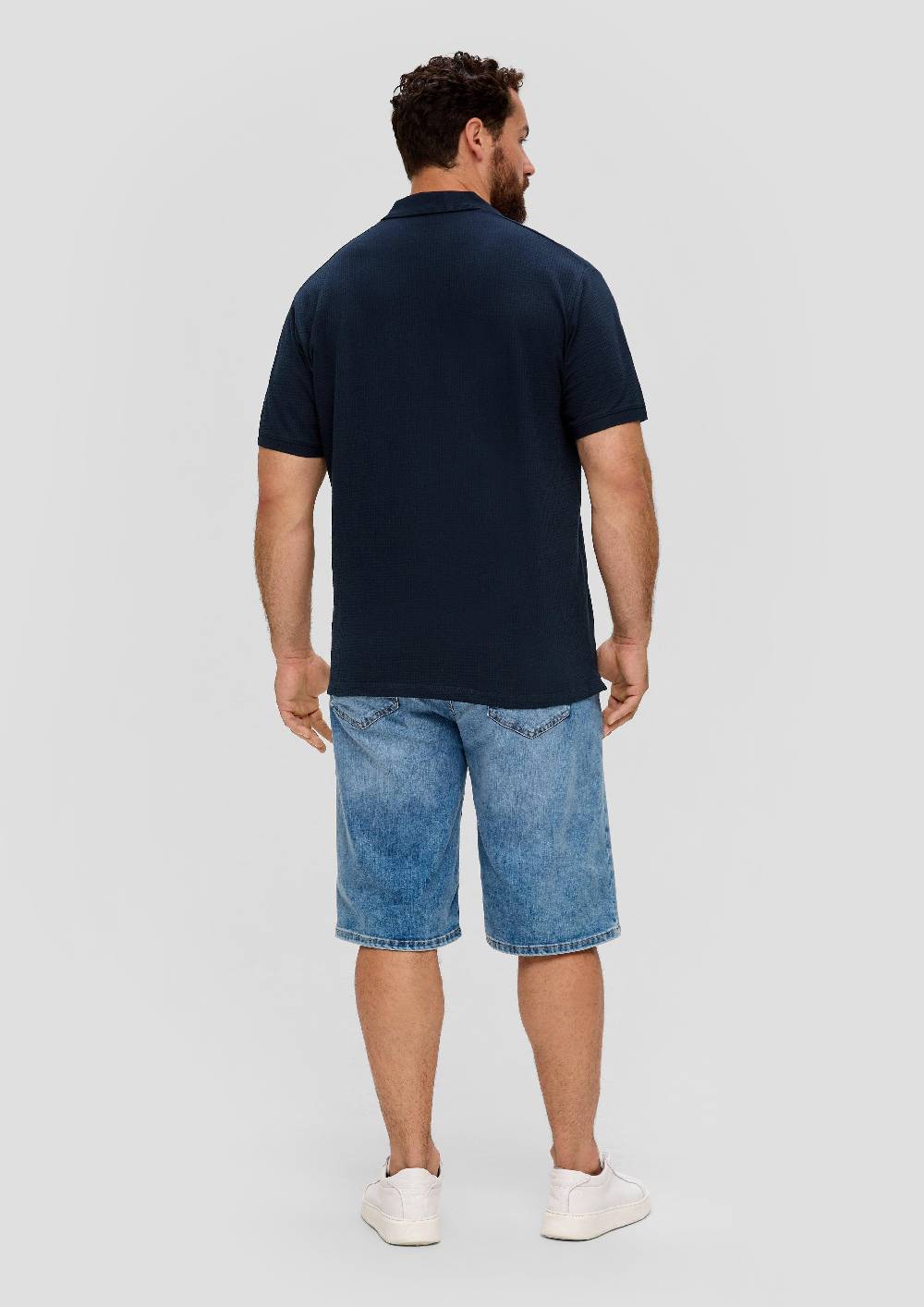 S.Oliver Poloshirt aus Baumwollstretch mit Applikation Hotsell