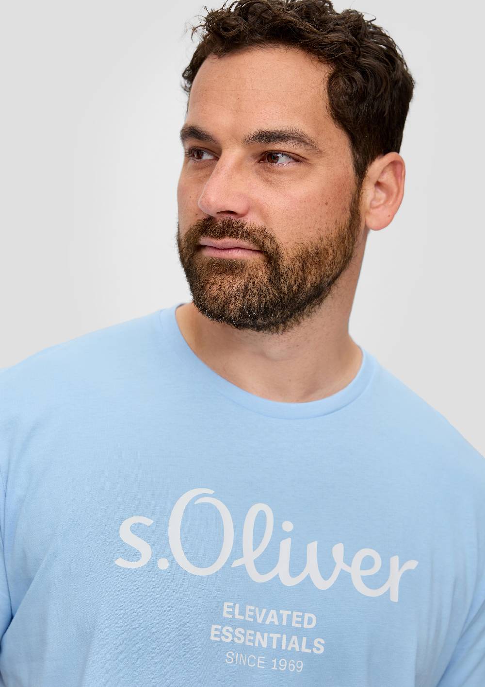 S.Oliver T-Shirt mit Label-Print Günstiger Verkauf