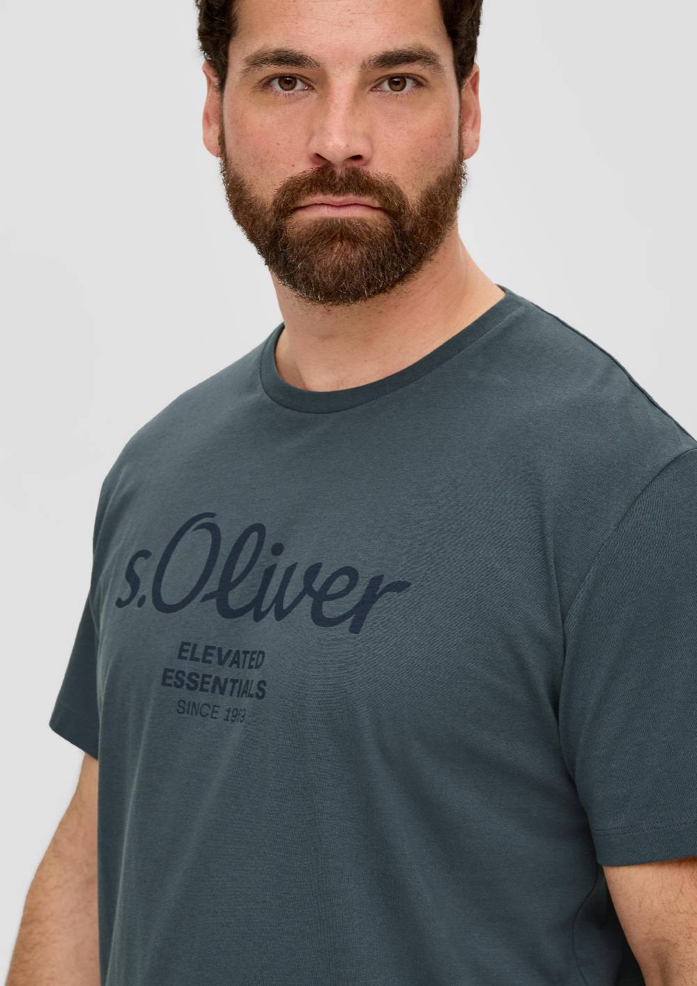 S.Oliver T-Shirt mit Logo-Print Fabrikverkauf