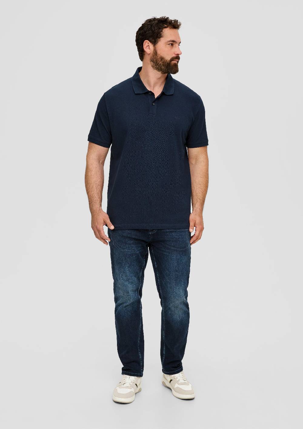 S.Oliver Poloshirt aus Baumwollpiqué Kostenloser Versand