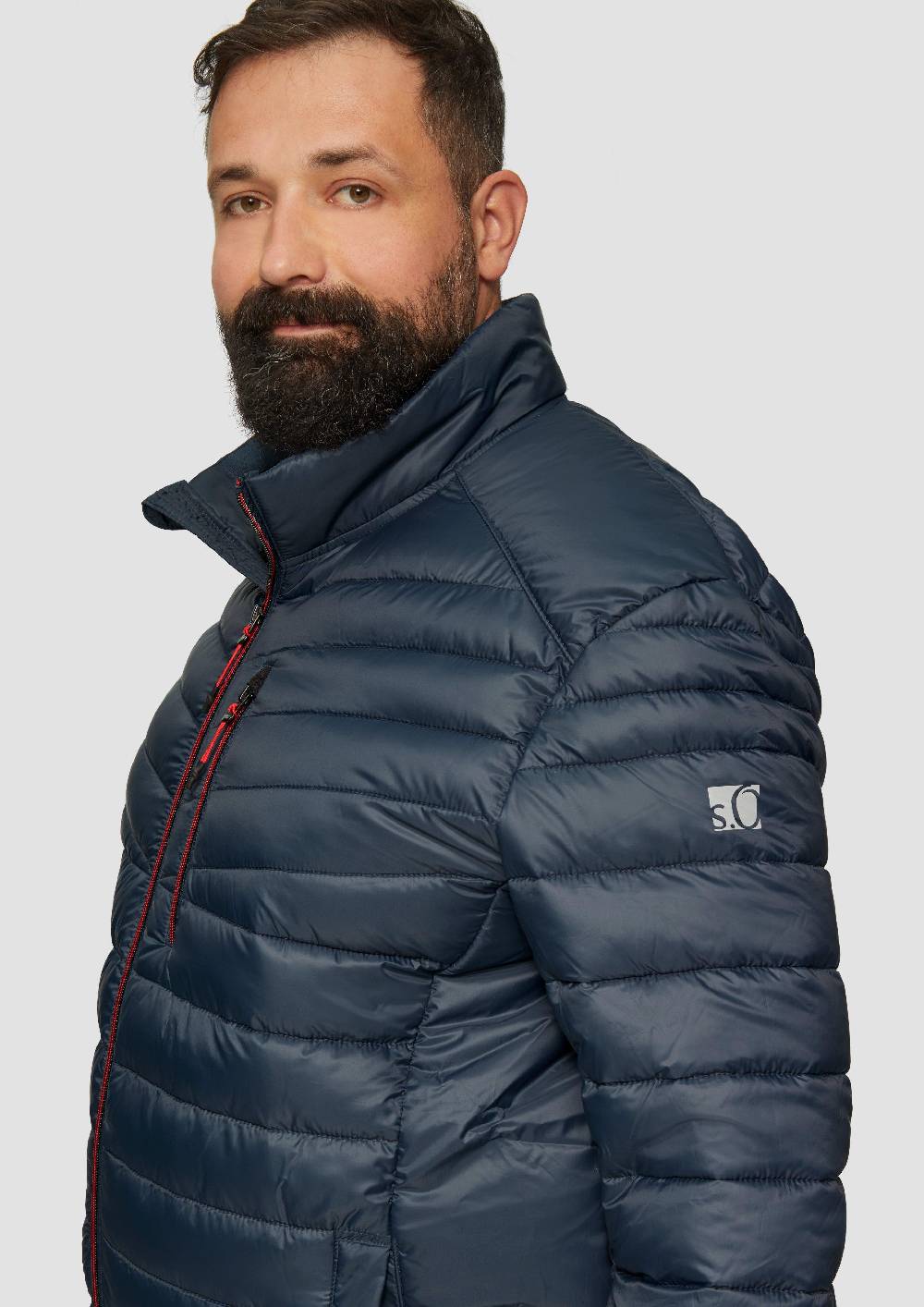 S.Oliver Wasserabweisende Steppjacke aus recyceltem Polyester Flash Sale
