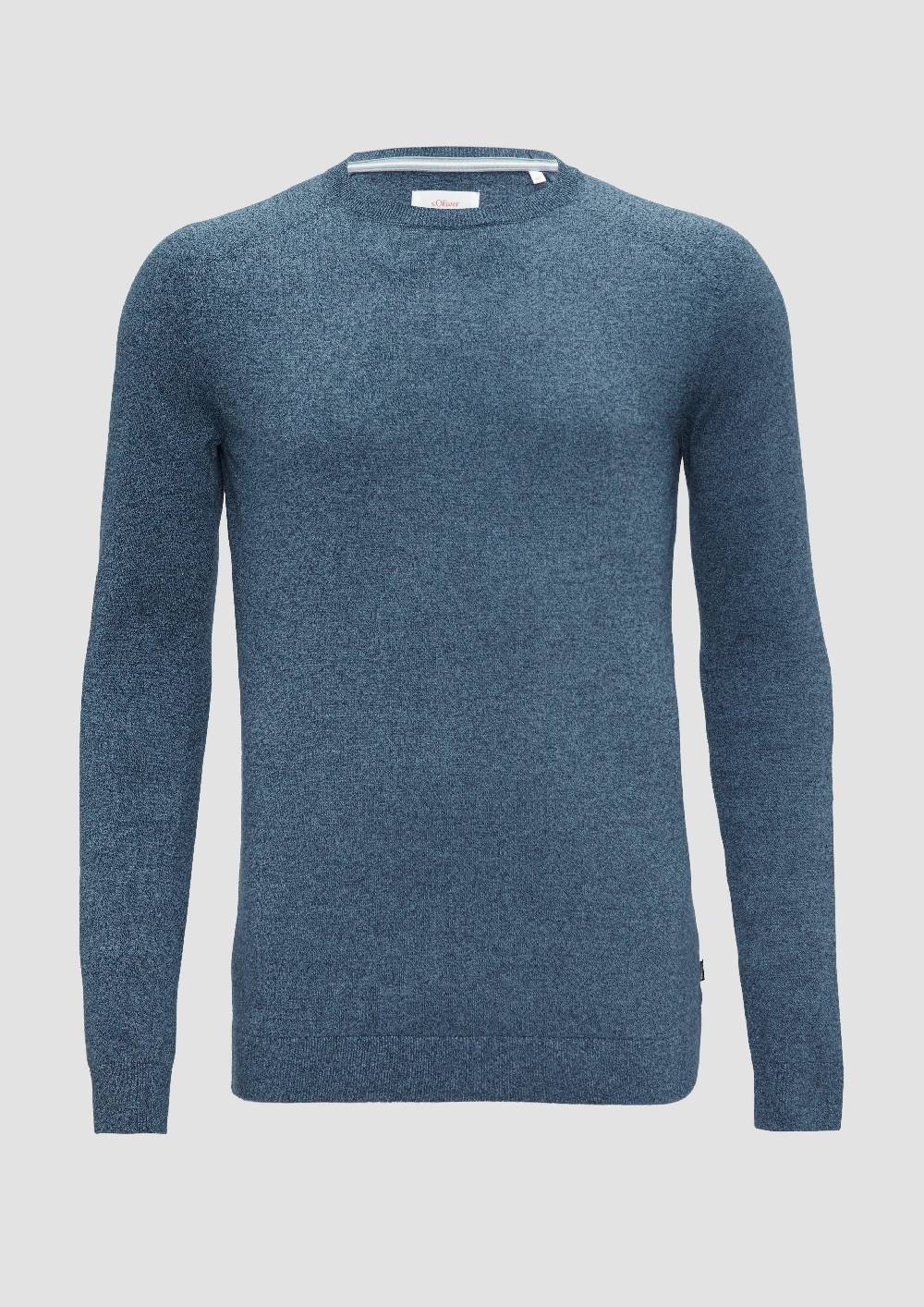 S.Oliver Strickpullover mit Rippbündchen Preisnachlass