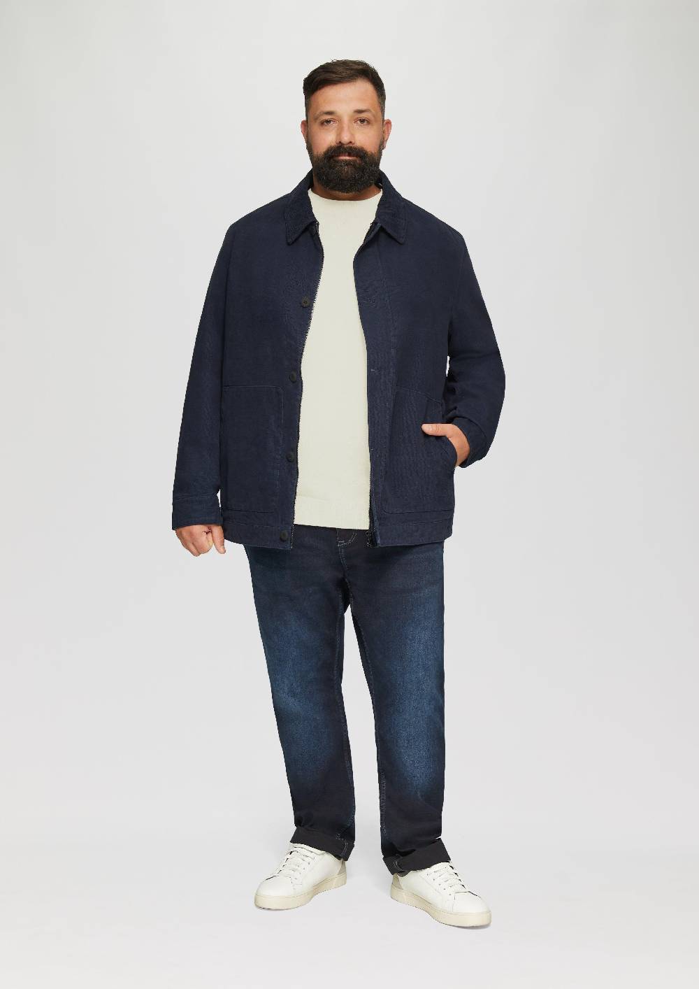 S.Oliver Strickpullover mit Rippbündchen Cyber Monday