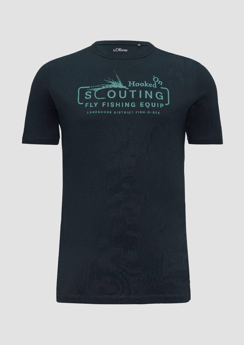 S.Oliver Baumwollshirt mit Frontprint Valentinstagsangebot
