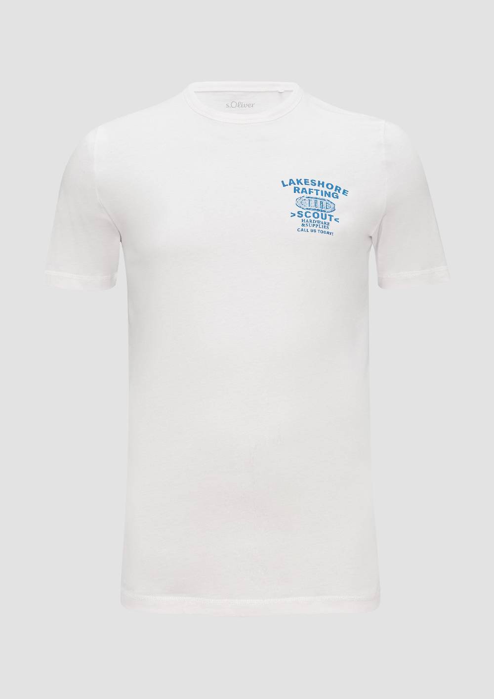 S.Oliver Baumwollshirt mit Frontprint Jubiläumsangebot