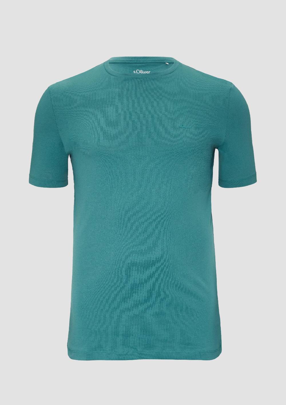 S.Oliver T-Shirt aus reiner Baumwolle Heißer Verkauf