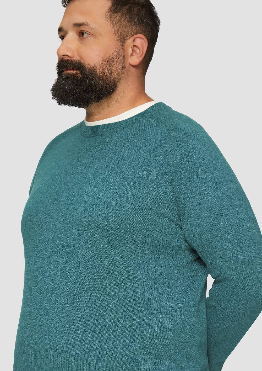 S.Oliver Strickpullover mit Rippbündchen Kostenlose Rückgabe