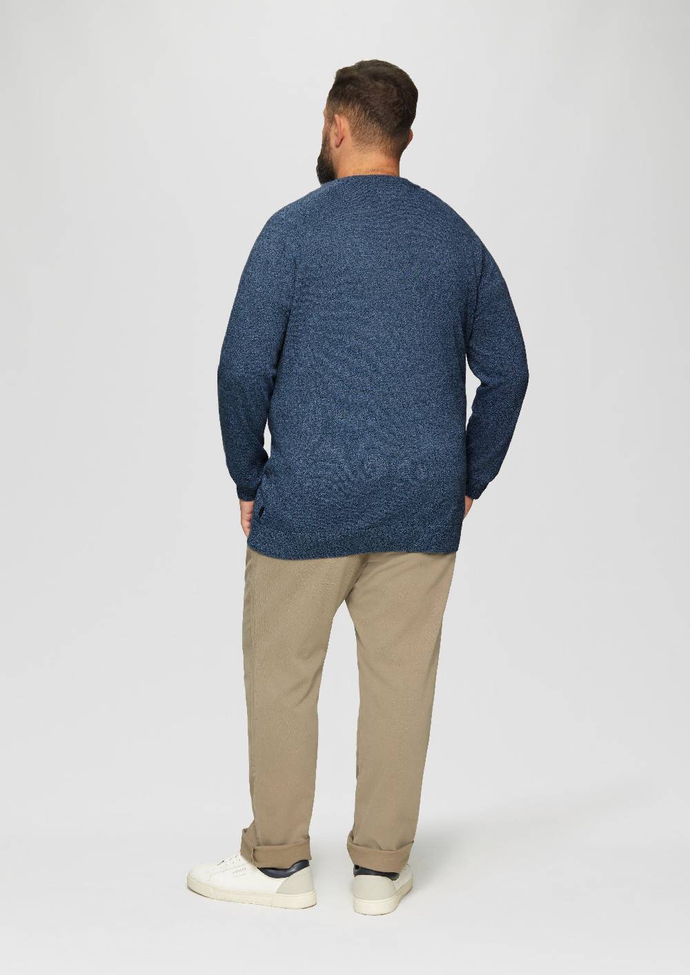 S.Oliver Strickpullover mit Rippbündchen Begrenzte Freigabe