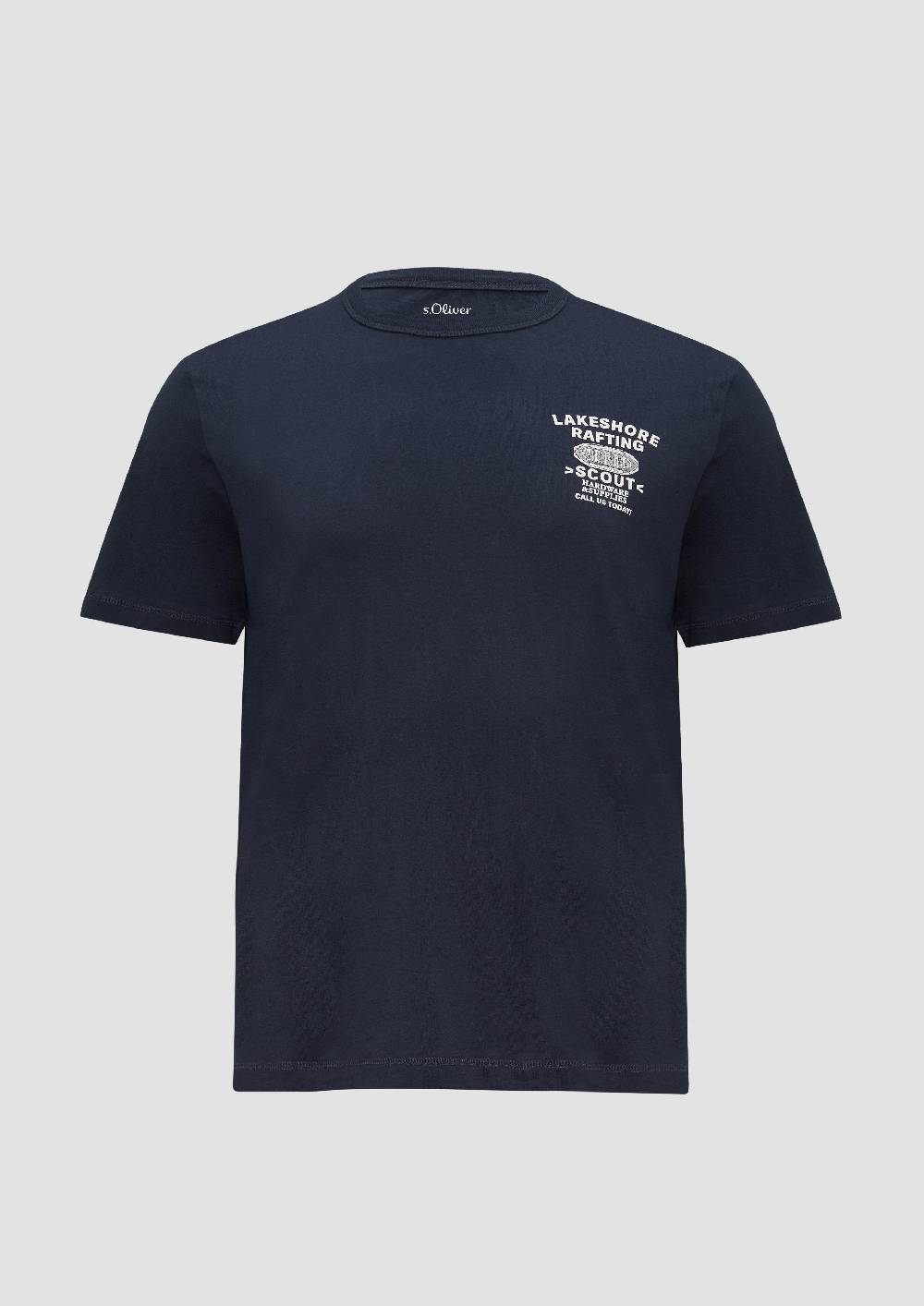 S.Oliver Baumwollshirt mit Frontprint Super Rabatt