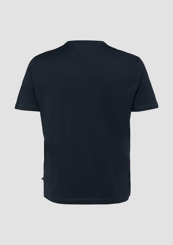 S.Oliver Baumwollshirt mit Frontprint Kostenloser Versand international