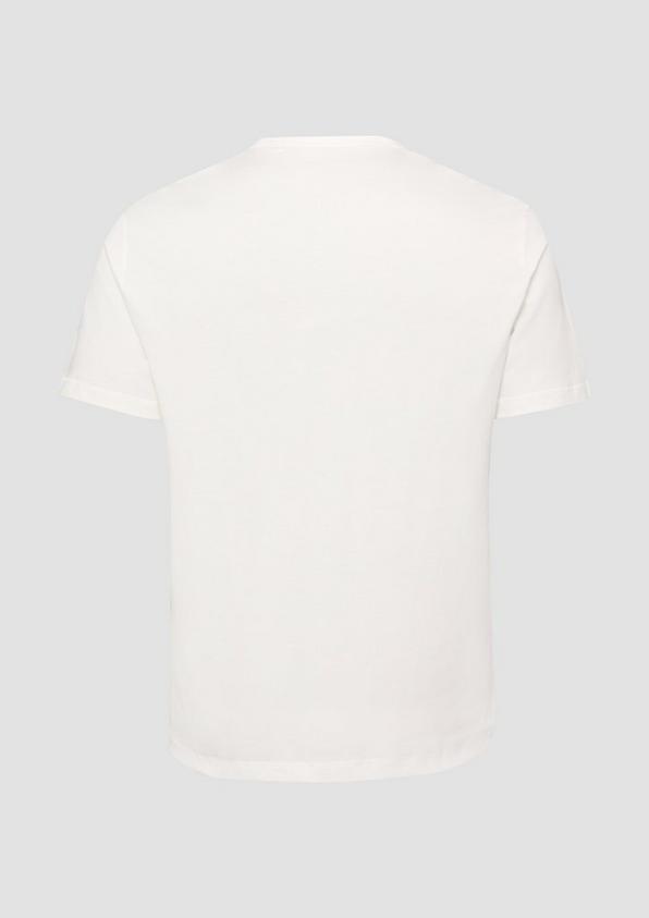 S.Oliver Baumwollshirt mit Frontprint Fabrikladen
