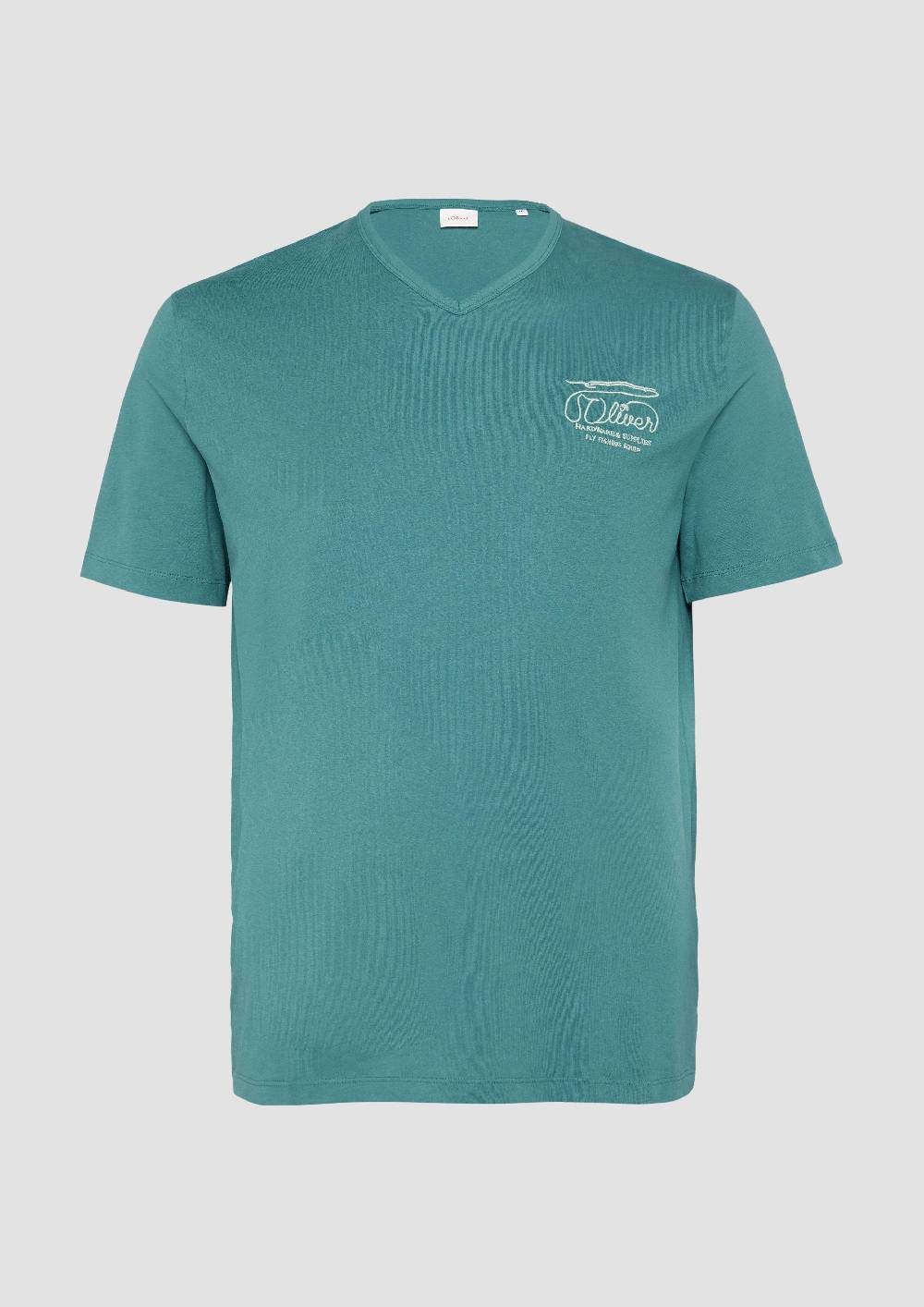 S.Oliver T-Shirt mit Logo-Stickerei Begrenzt auf 3 Tage