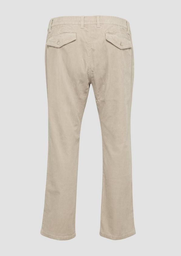 S.Oliver Relaxed: Cord-Chino mit Tapered Leg 50% Rabatt für begrenzte Zeit