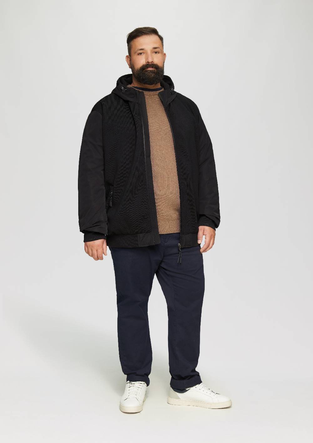 S.Oliver Hybrid-Jacke mit Strickelementen Auslauf