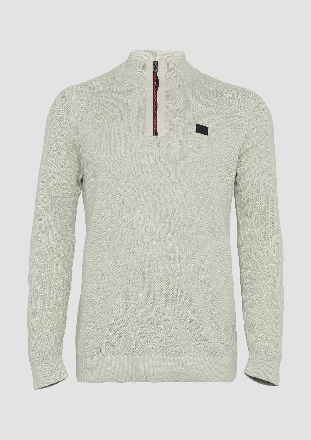 S.Oliver Strickpullover mit hochgeschlossenem Kragen Hotsell