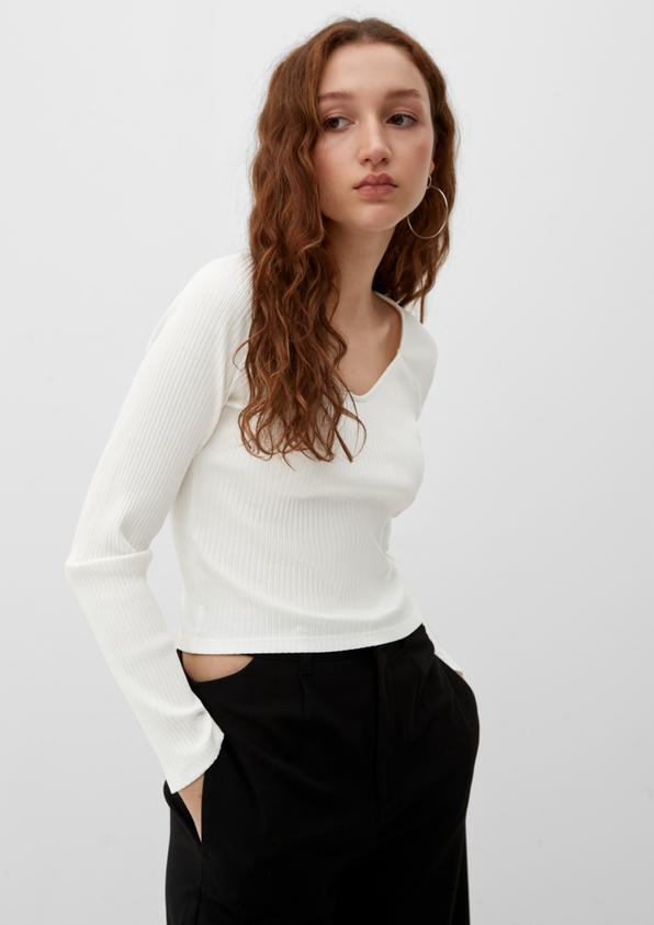 S.Oliver Longsleeve mit Rippstruktur Meist gekauft