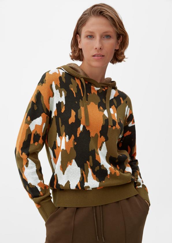 S.Oliver Kapuzenpullover aus Viskosemix Limitierter Zeitrabatt