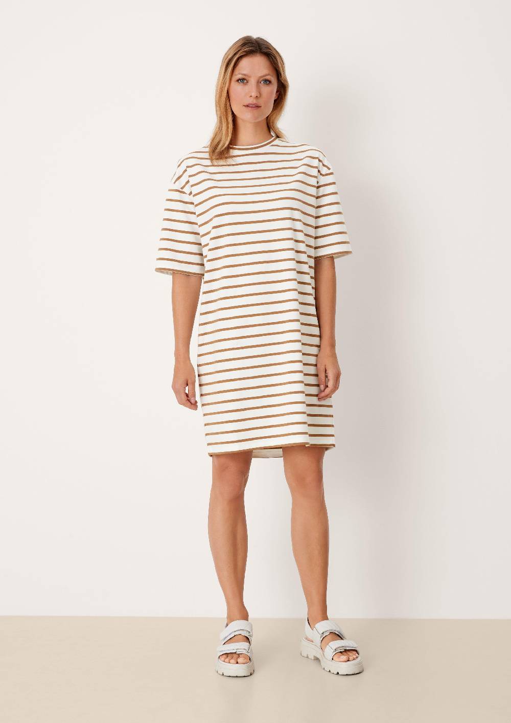 S.Oliver Sweatkleid mit Streifen Rabatt