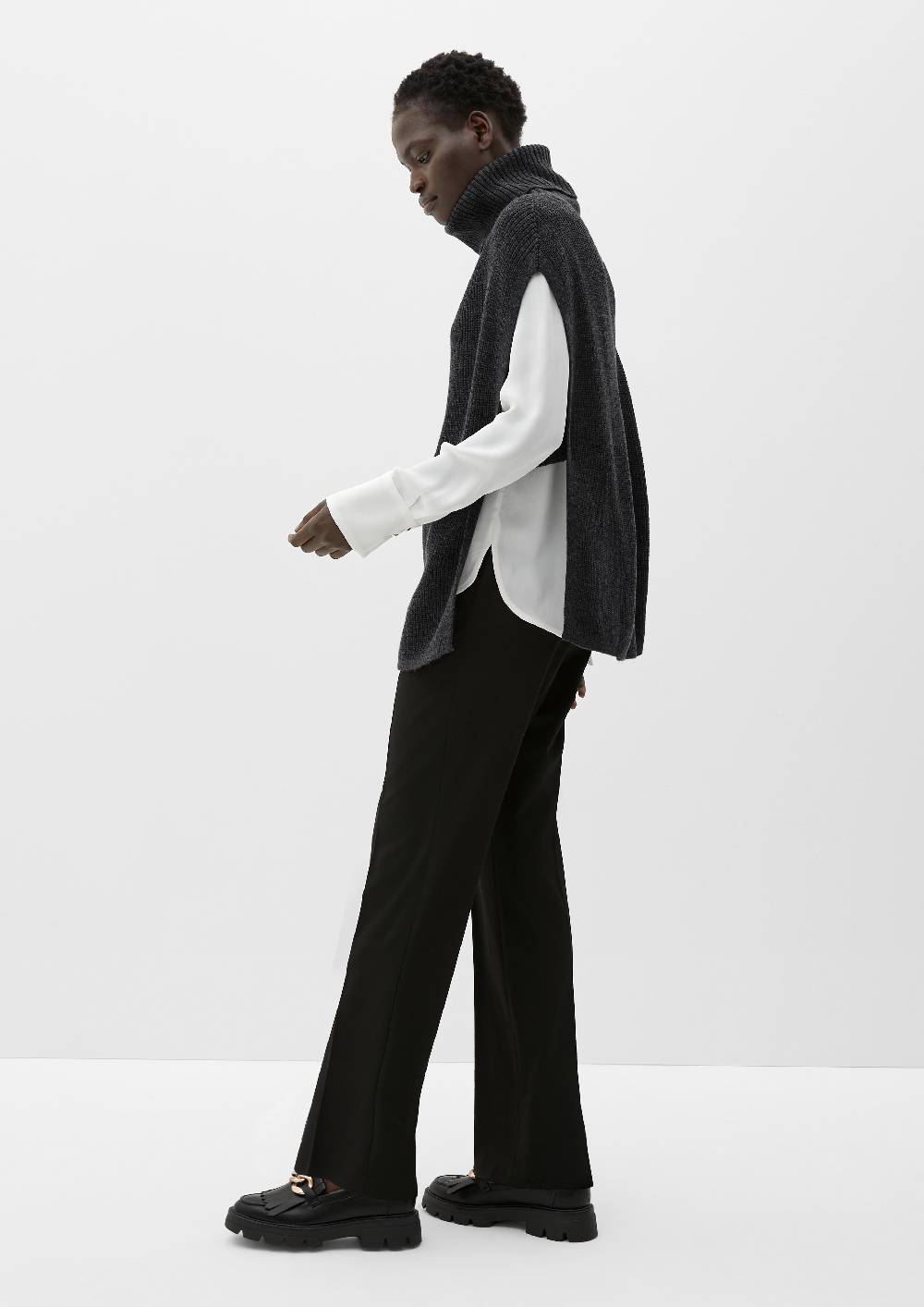 S.Oliver Poncho mit Rollkragen Preisnachlass