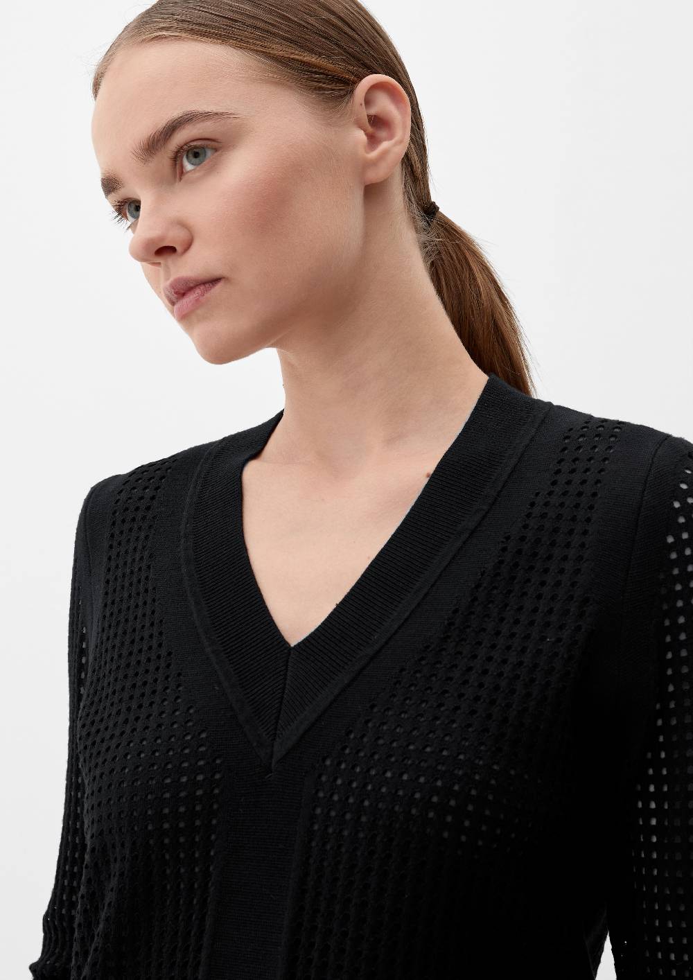 S.Oliver Pullover mit Lochmuster Weihnachtsangebot