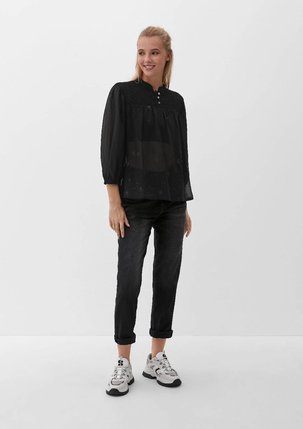 S.Oliver Blusenshirt mit abstraktem Muster Osterangebot