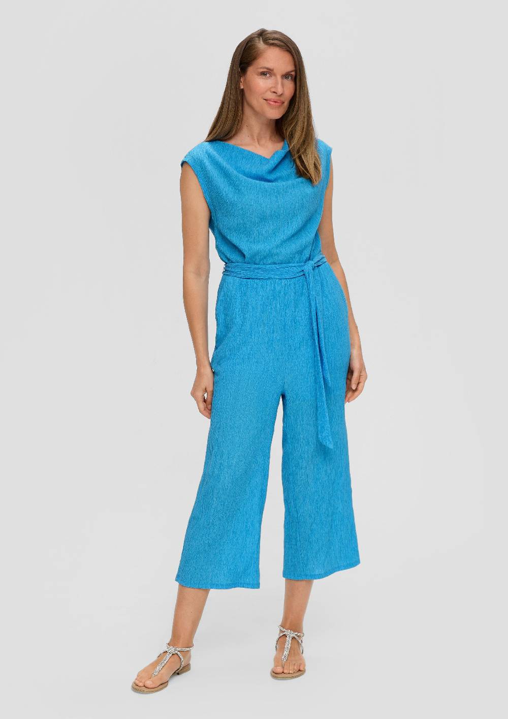 S.Oliver Jumpsuit mit Wasserfallausschnitt Vatertagsangebot