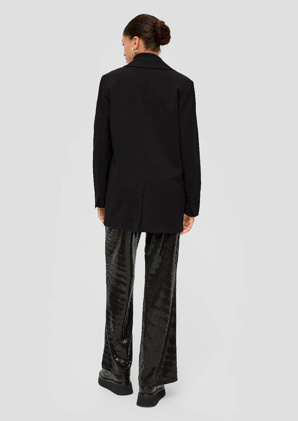 S.Oliver Blazer mit Satin-Kragen Valentinstagsangebot