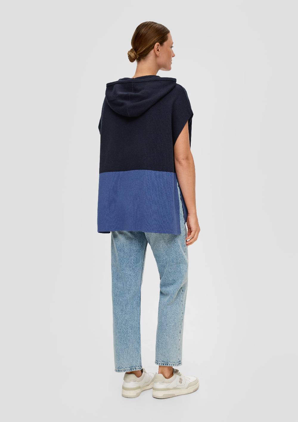 S.Oliver Strickponcho aus Viskosemix Top Angebot