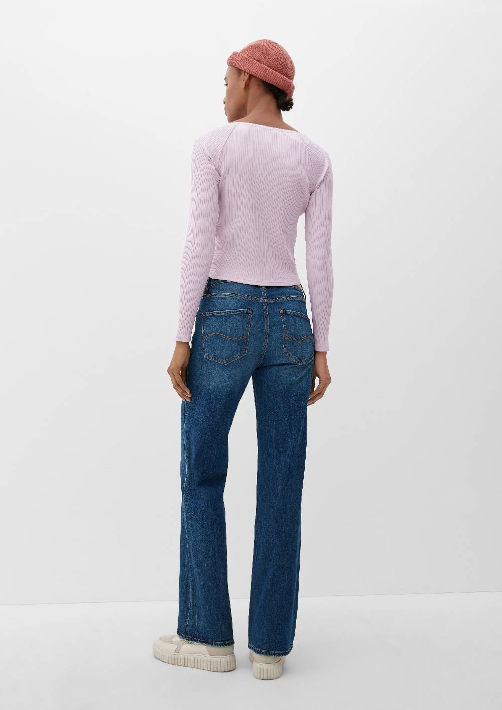 S.Oliver Longsleeve mit Rippstruktur Online Outlet