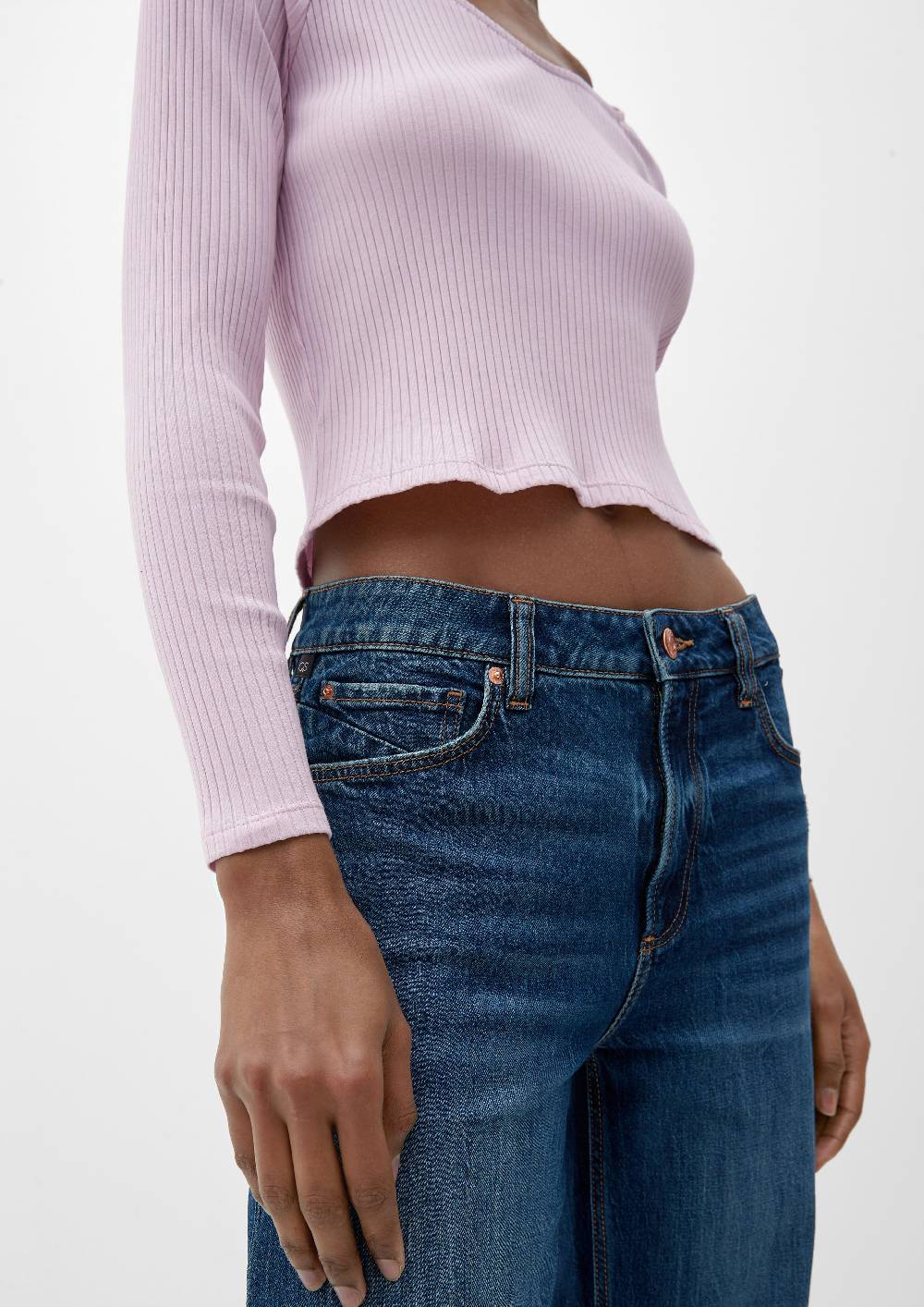 S.Oliver Longsleeve mit Rippstruktur Online Outlet