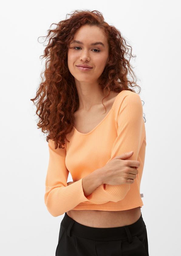 S.Oliver Longsleeve mit Rippstruktur Zeitlich begrenztes Angebot