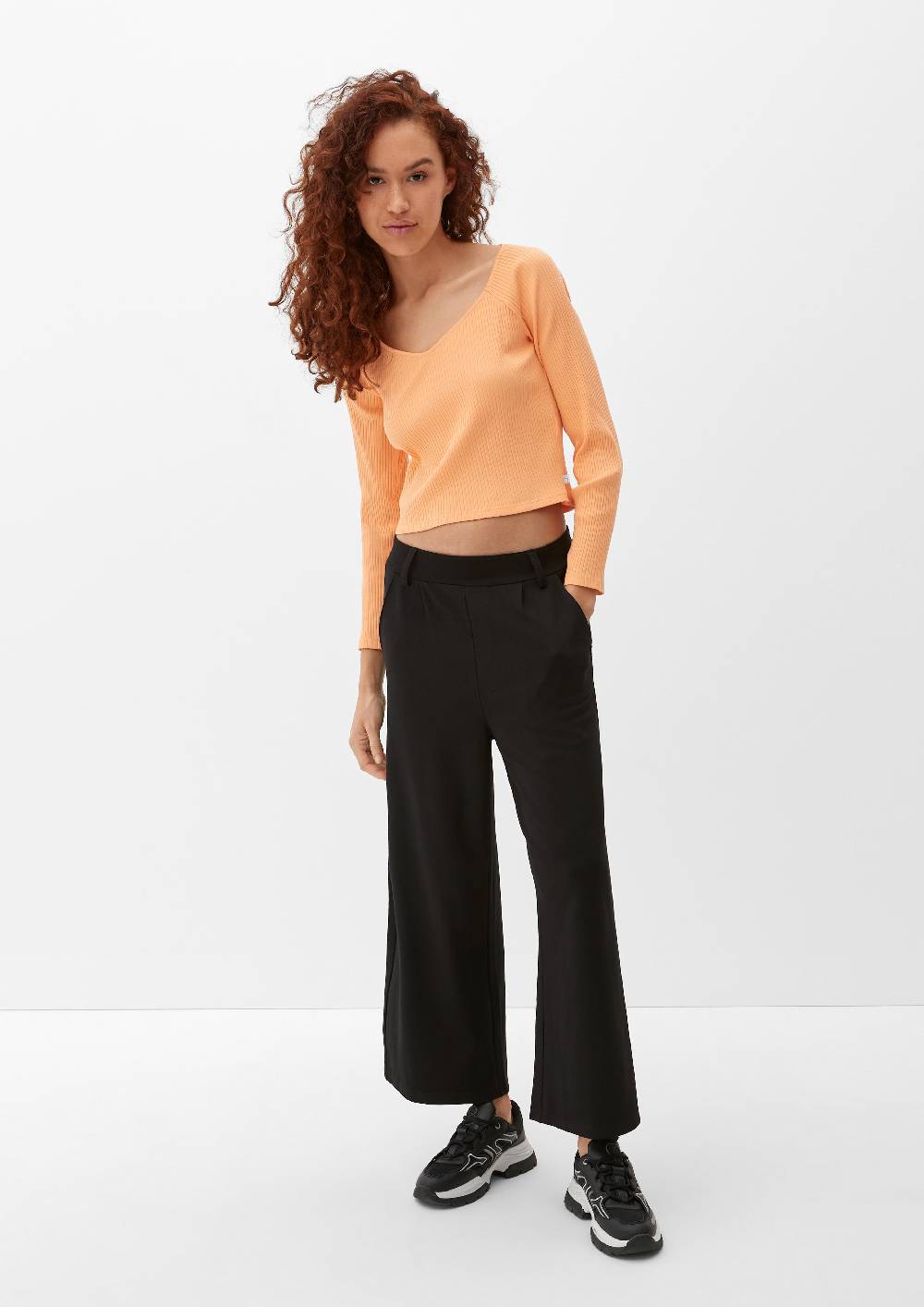 S.Oliver Longsleeve mit Rippstruktur Zeitlich begrenztes Angebot