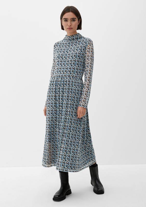 S.Oliver Meshkleid mit Allovermuster Bestseller