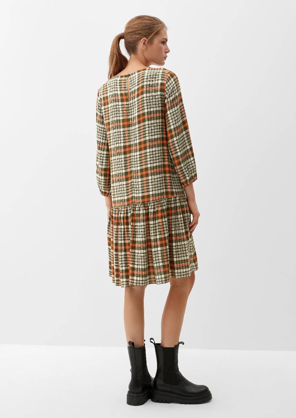 S.Oliver Volantkleid aus Viskosemix Saisonale Angebote