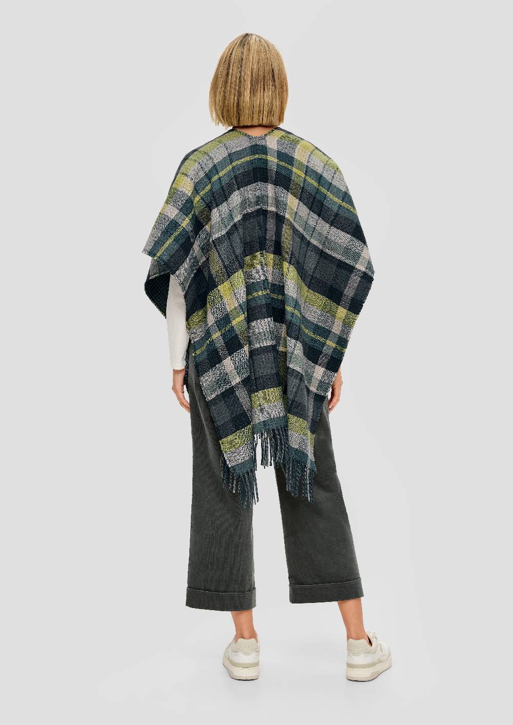S.Oliver Poncho mit Fransen Tägliche Deals
