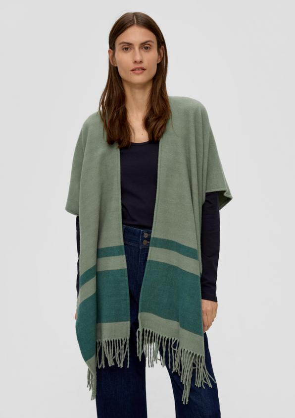 S.Oliver Poncho mit Streifenmuster JETZT KAUFEN