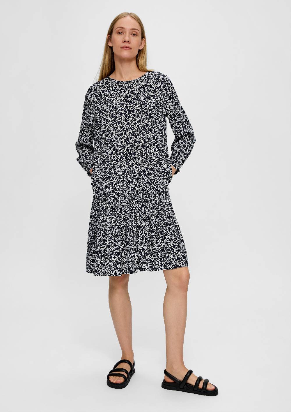 S.Oliver Midikleid aus Viskose Letzte 2 Tage
