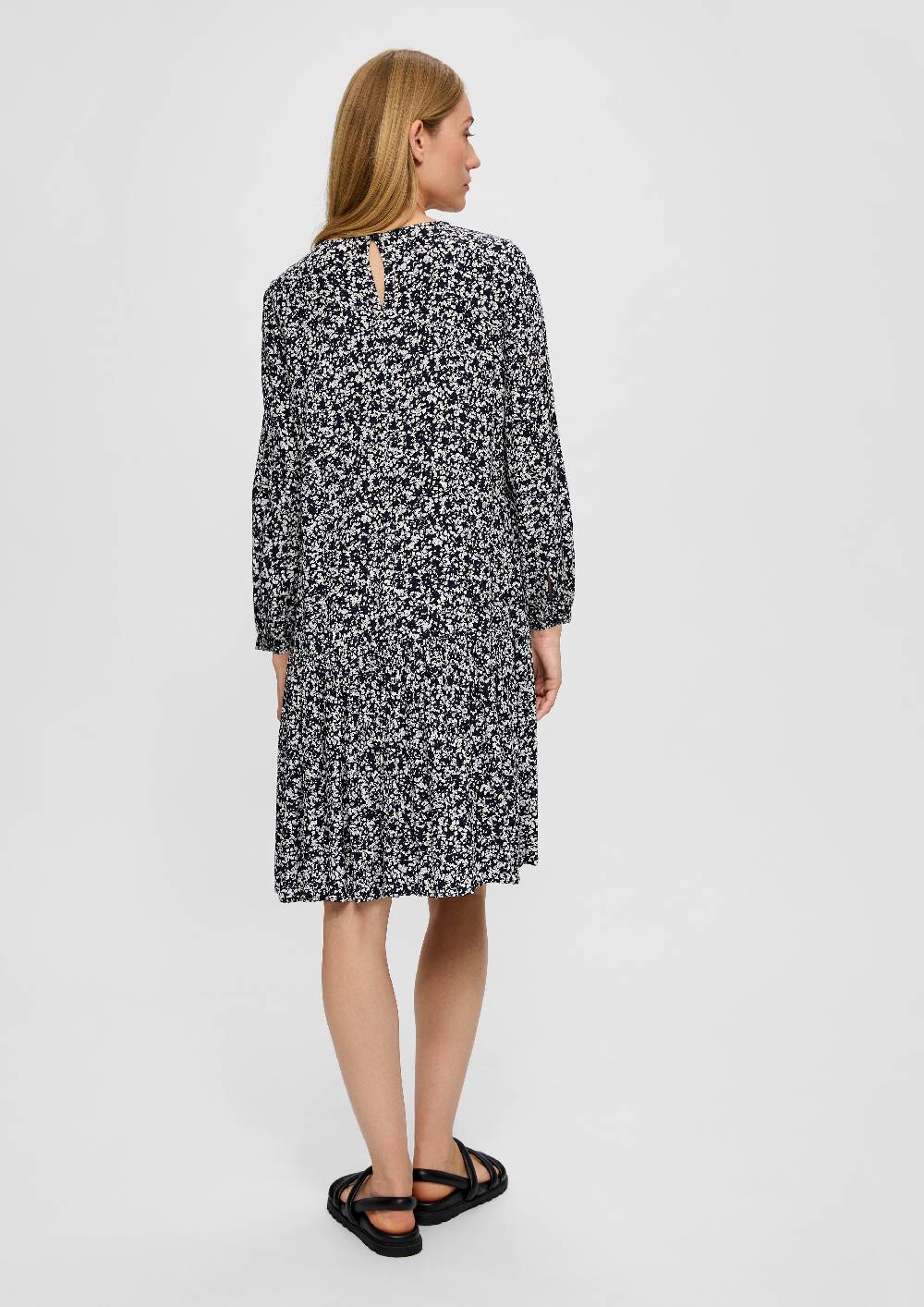 S.Oliver Midikleid aus Viskose Letzte 2 Tage