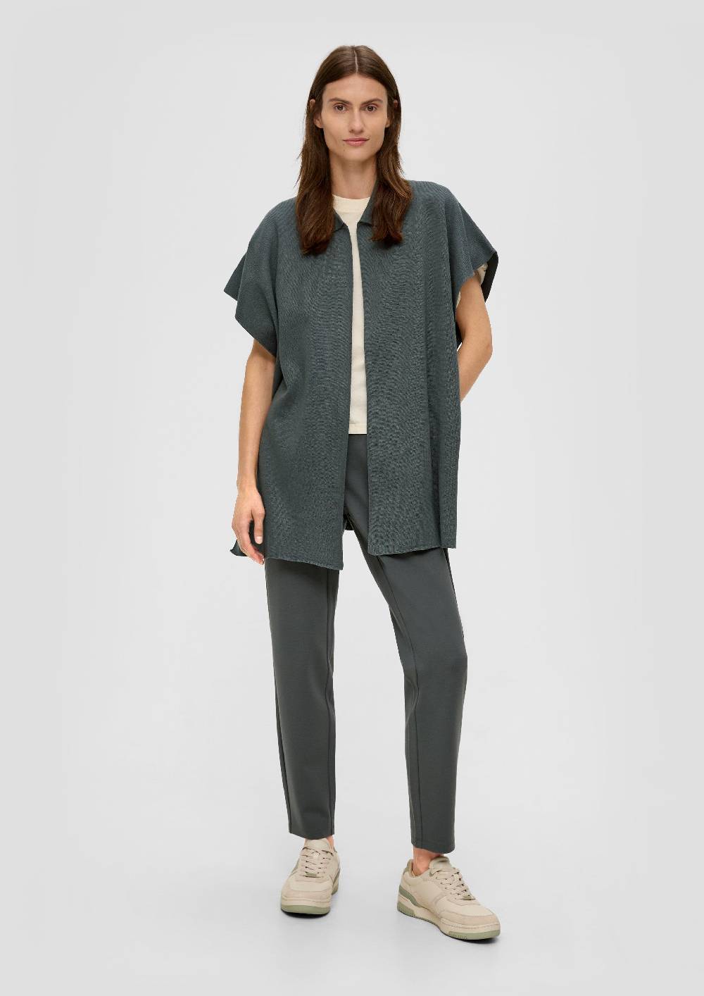 S.Oliver Strickponcho aus Viskosemix Zeitbegrenzte Promotion