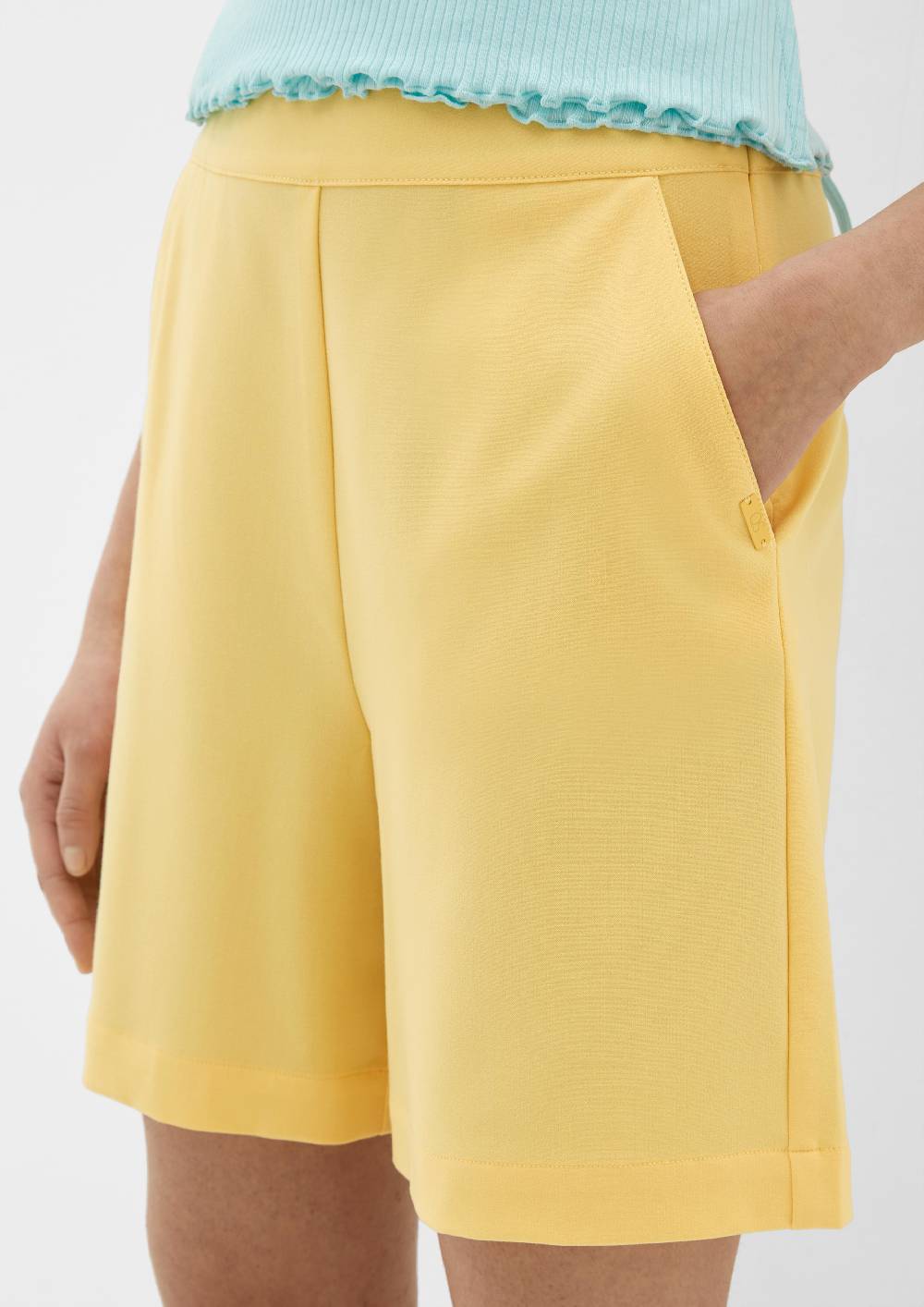 S.Oliver Regular: Shorts mit Viskose Clearance-Verkauf